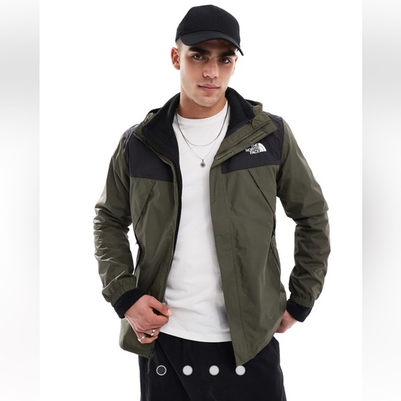 The North Face Olive and Black antora triclimate Jacket - Picture 1 of 13